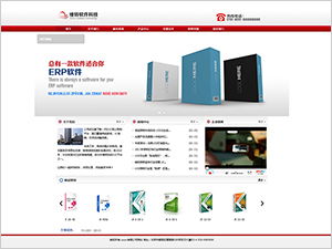 软件公司网站模板,软件企业网站建设